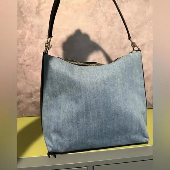 Coach Marlon Hobo Denim 2020 - EUC - Picture 8 of 9